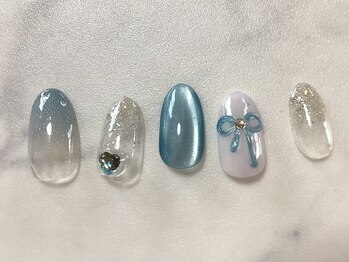 ロージィ(Rosie)/リボンネイル