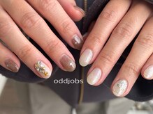 オッドジョブス ネイルアンドアイラッシュ 府中店(odd jobs Nail & Eyelash)/【パラジェル】クリスマスネイル