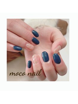 モコネイル(moco nail)/☆ワンカラー2本アート☆