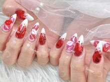 ラメール(La mer)/バレンタインネイル