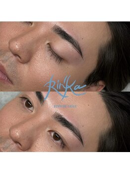 リンカ(Rin’Ka)の写真/眉毛で垢抜け◎ふわっとナチュラルなデザインから、しっかり立ち上げ海外デザインまで幅広く対応!!