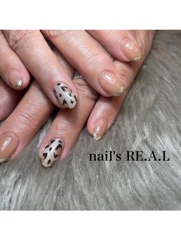 ネイルズリアル(nail's REAL)/レオパードネイル
