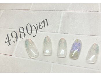 フェアリーヘア ニーナ(Fairy Hair Ni-na)/今週の4980円ネイル/パラ5980円