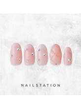 ネイルステーション ルミネ新宿1店(NAIL STATION)/キラキラネイル／パラジェル