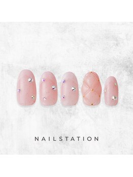 ネイルステーション ルミネ新宿1店(NAIL STATION)/キラキラネイル／パラジェル