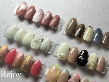 リジョイ(Rejoy)の写真/《迷ったらこれ！》当店大人気の定額コースはご予算やお好みに合わせてコース多数ご用意♪付替えオフ無料◎