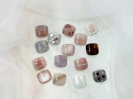 フットネイル/春ネイル/夏ネイル