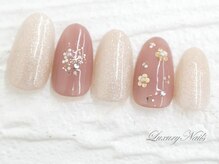 ラグジュアリーネイルズ オオミヤ(Luxury Nails Omiya)/平日限定*キラキラホロフラワー
