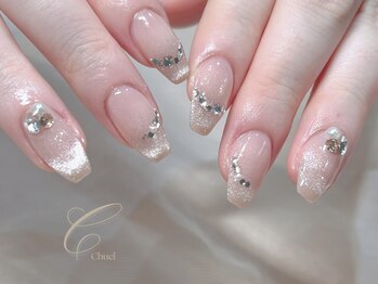 チュエル 池袋(Chuel)の写真/持ち込みデザイン歓迎!豊富なカラー/パーツで理想をカタチに♪指先がキレイに見えるカラーのご提案◎[池袋]