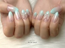 リッシュ ドゥ(RICHE deux)/mint×blueグラデーション