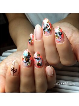 ネイルサロンアンドスクールエムズブロッサム(Nailsalon & school M's Blossom)/ジェルアートやり放題コース