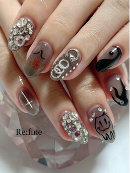 リファイン(Re:fine)/ジェル10本アート付け放題