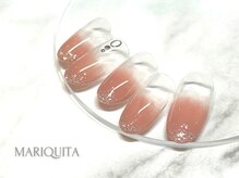 ネイルサロン マリキータ(MARIQUITA)/コーラルピンク/秋ネイル