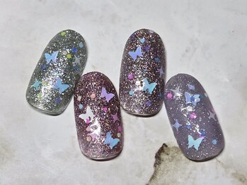 ワンカラー+蝶々ホロ(2本)