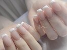 王道フレンチネイル