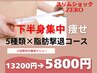 ☆下半身集中痩せ☆【5種類×脂肪撃退コース】 高コスパ！13200円→5800円