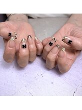 エムズネイル(M’s NAIL)/レオパードフレンチ☆