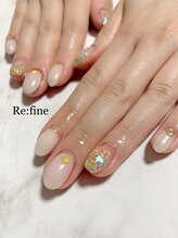 リファイン(Re:fine)/ジェル4本アート付け放題