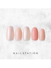 ネイルステーション ルミネ新宿1店(NAIL STATION)/ミラーネイル／パラジェル