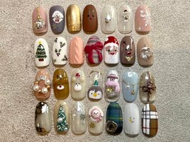 クリスマスネイル