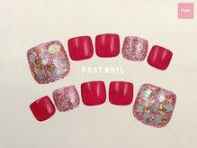 ファストネイル アスナル金山店(FAST NAIL)/春フット 7,370円 【12110】