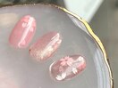 桜ネイル×フラッシュマグネット