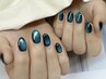 【handモデル募集】ワンカラ-/ラメグラデ-ションネイル　¥2500