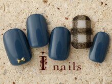 アイネイルズ 町田店(I nails)/リボンチェックネイル　7480円