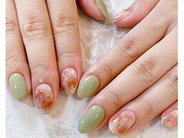 ～タイダイ風ネイル～