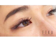 まつ毛エクステアンドネイル フィーカ 新松戸(FIKA)/カラーエクステフラットラッシュ