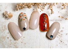 ネイルクローネ(nail crone)/小花柄ネイル