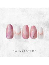 ネイルステーション ルミネ新宿1店(NAIL STATION)/ニュアンスネイル／パラジェル