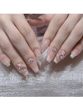 クイーンズビューティーサロン 新宿本店(Queen's beauty salon)/チップ長さ出し+やりつけ放題