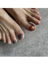 ラボーテ 金沢店(LABEAUTE)/フットチグハグネイル