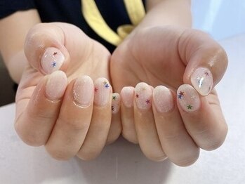 バーロビューティールーム ヨコハマ(Balo Beauty Room Yokohama)/シースルーラメネイル