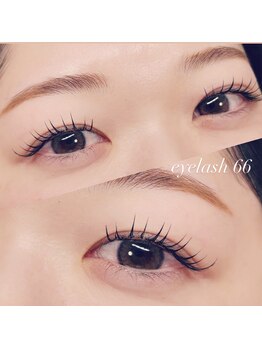 アイラッシュ 66(eyelash 66)/【ダブルフラットラッシュ】