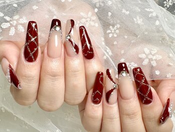 ナユキネイル 渋谷店(NA.YUKI NAIL)/上品シンプル冬ネイル