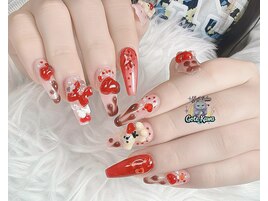 ハートネイル、バレンタイン