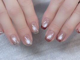 マグネットフレンチネイル♪