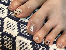 アトリエルリアン(Atelier Le Lien)/ダルメシアン/秋ネイル