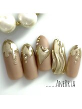ネイルサロン アンリタ(nail salon AneRita)/メタリック☆チョコレートネイル
