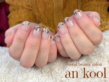 アンクール(an kool)/【ネイル】押し花ネイル