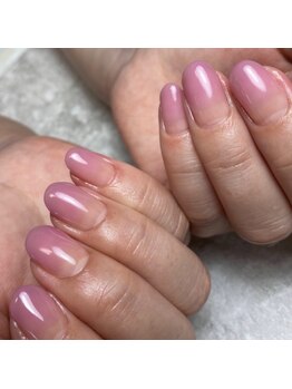 ラヴィネイル(La Vie Nail)/カラグラネイル/ピンクネイル