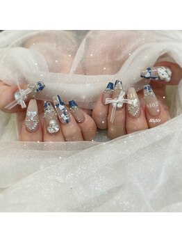 リンドネイル バイ モカ アンド ララ(Lind nail by moca and LaLa)/ネイビーネイル