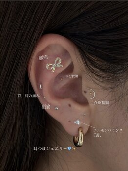 メルファッジ(mer fudge)/耳つぼジュエリー