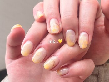 アントレッド(entraide)/ink nail