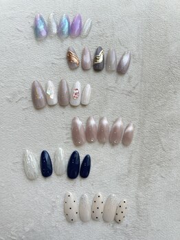 simple nail design ・・¨