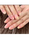 2本アートnail