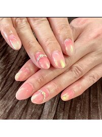 2本アートnail