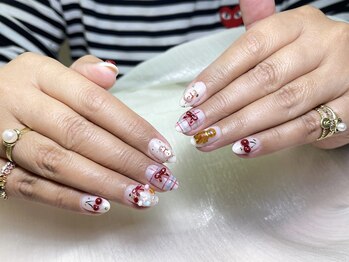 ピピーネイルズ 新宿(PIPPY NAILS)/自爪クリスマス